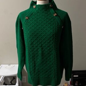 Ann Taylor Emerald Knit Sweater